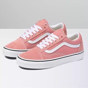Vans Old Skool Shoe Pink | Size 8.5 Women's
